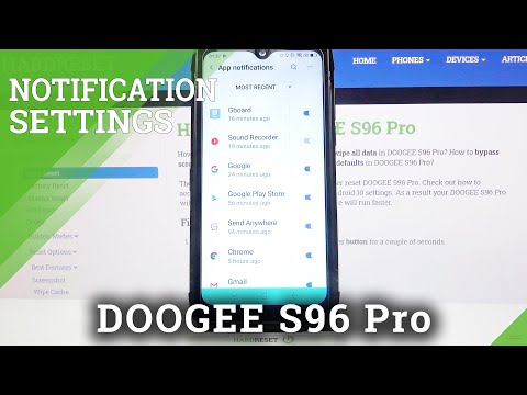 How to Turn On App Notifications in DOOGEE S96 Pro – Manage Notifications