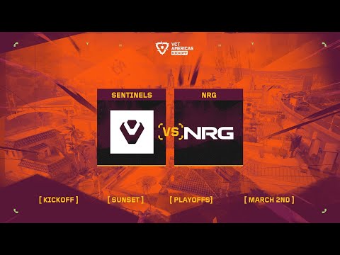 Sentinels vs. NRG - VCT Americas Kickoff - Playoffs - Map 1