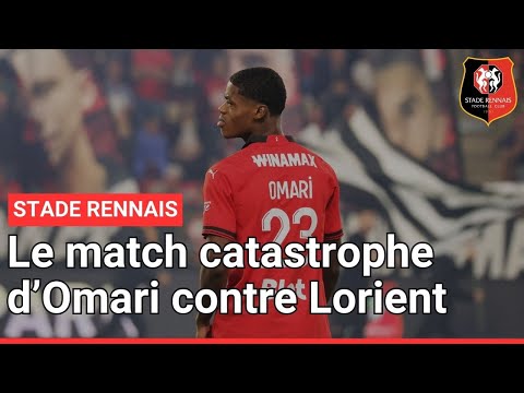 Le match catastrophique de Warmed Omari avec le Stade Rennais à Lorient