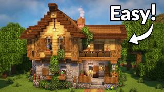 Minecraft: Large Medieval Survival House (Tutorial)