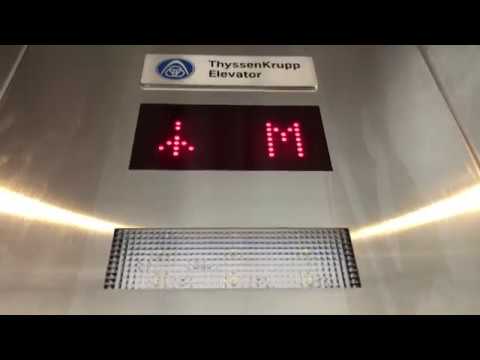 BRAND NEW! ThyssenKrupp Synergy MRL Traction Elevator @ the Parking Garage, Canad Inns, Winnipeg, MB
