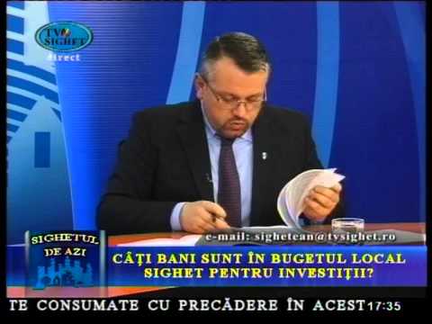 Sighetul de Azi 9 Aprilie - Cati bani sunt in bugetul local sighet pentru investitii?