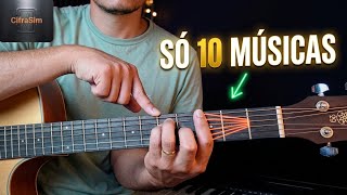 INCRÍVEL! Agora Com apenas 10 músicas você Aprende Tudo no violão | desafio CIFRA SIM.