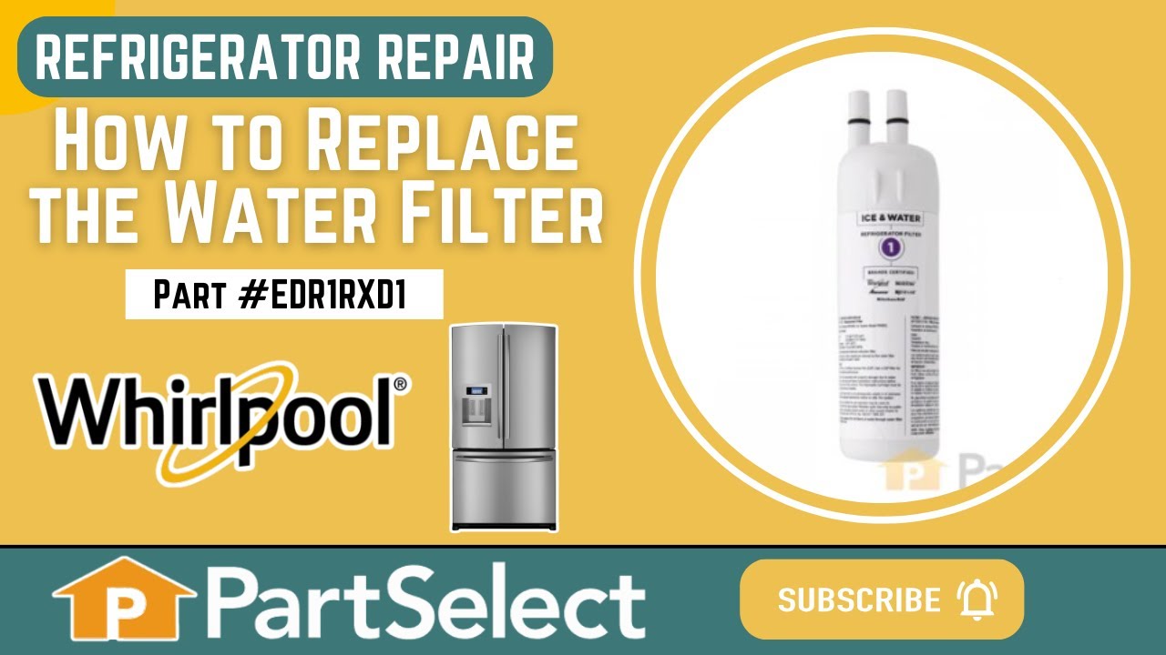 Replacing your Whirlpool Refrigerator Refrigerator Ice and Water Filter