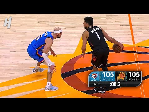 Devin Booker CALLS GAME 😱 EPIC ENDING - Thunder vs Suns