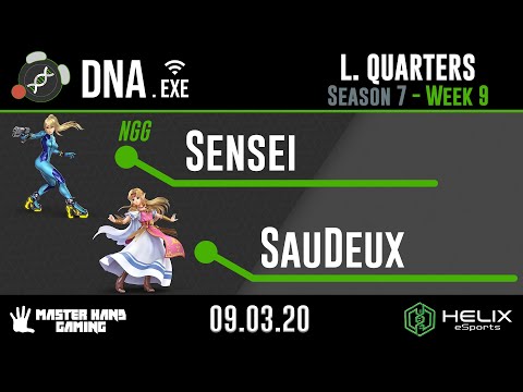 DNA.EXE S7:W9 - NGG | Sensei (Zero Suit Samus) Vs. SaurDeux (Zelda) - L Quarterfinals