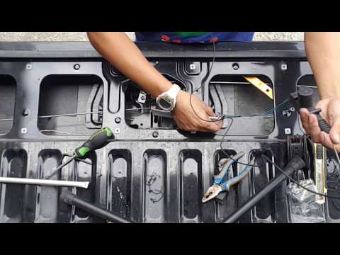 Ford Ranger Wildtrak Keyless Tailgate Central Lock Modification