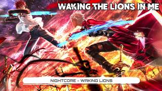 Nightcore - Waking Lions - Pop Evil (Lyrics) ★
