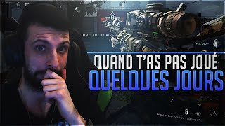 Quand ta pas joue de quelques jours lemalaise