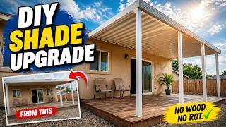 No More Rotting Wood! DIY Aluminum Patio Cover Install