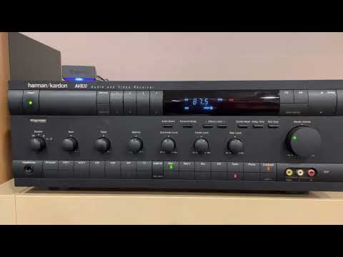 Harmon Kardon AVR30 Receiver Demo, 60WPC, 1992