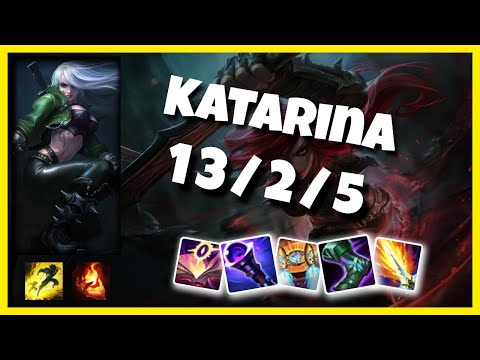 Katarina Mid 11.3 Challenger Gameplay S11 (13/2/5) - OCE