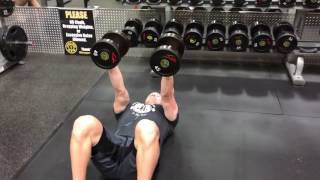 Neutral Grip Dumbbell Floor Press exercise video thumbnail