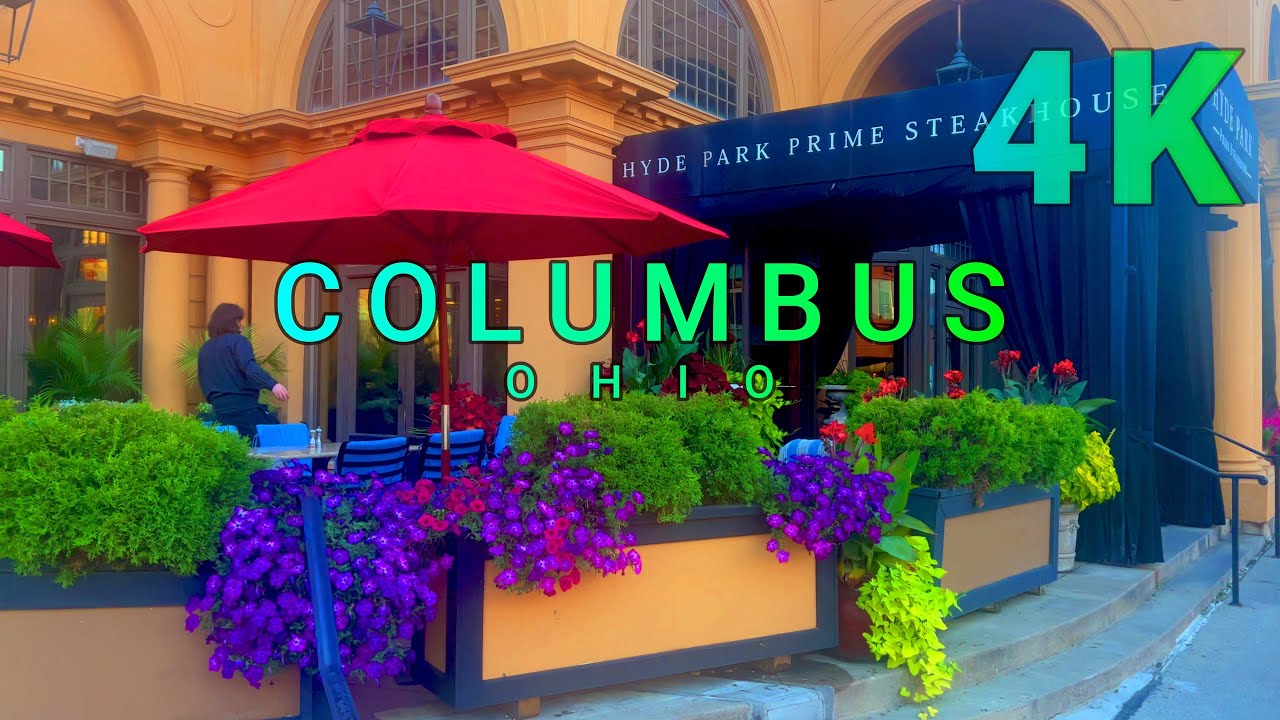 Immersive street-level walking tour through Columbus Short North, United States, showcasing authentic urban landscapes, local architecture, and the vibrant atmosphere of the city's neighborhoods