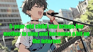 5-year-old child star brings her mother to sing and becomes a hit on the Internet