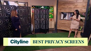 3 privacy screens for a secluded garden