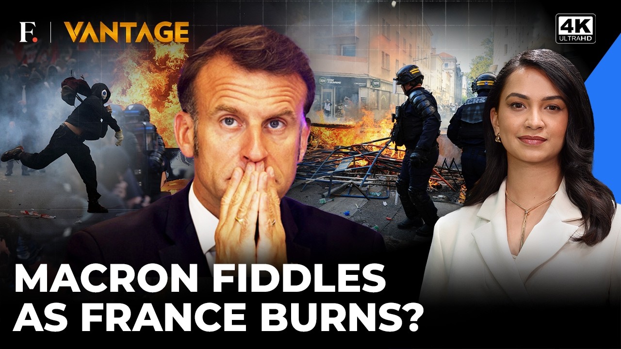 Where Is Macron As France Burns? ‘President Missing...’: Violent Student Protests Spread | Vantage