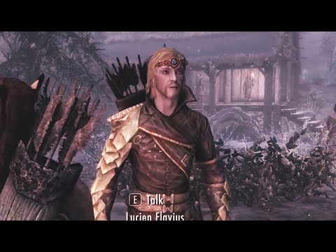 Lucien Flavius quote in Morthal. Skyrim Special Edition