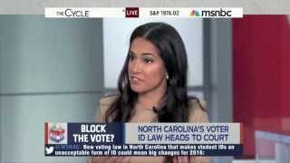 Rock the Vote Spokesperson Audrey Gelman Talks North Carolina's Voter Laws on The Cycle