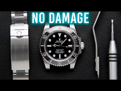 The SAFEST Way to REMOVE & INSTALL a Rolex Bracelet