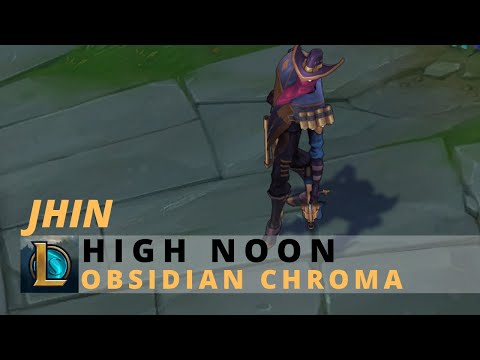 High Noon Jhin Obsidian Chroma - League Of Legends
