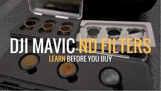 DJI Mavic ND Filters (Neutral Density)