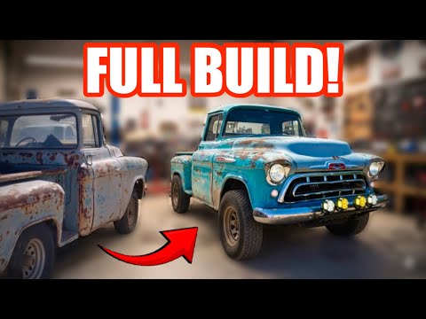 Complete 20 Minute Transformation: ’57 Chevy Truck Full Build & Chassis Swap