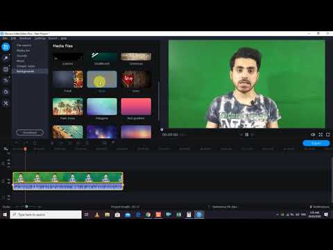Movavi Editor Plus 2020 Change Background of Video