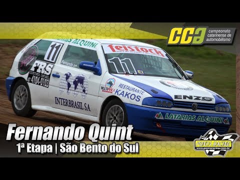 Fernando Quint - 1ª Etapa Catarinense de Automobilismo 2019 - São Bento do Sul
