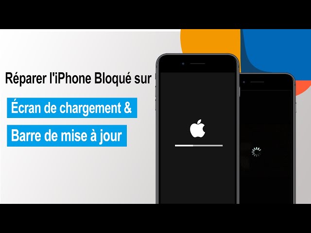 iPhone bloqué sur l’écran noir de chargement 