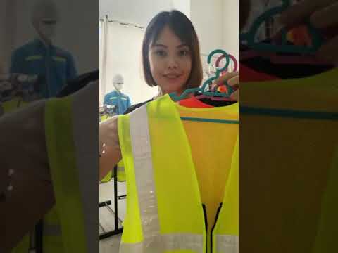 JF FABRIC VEST C/W POCKET HIGH VISIBILITY-Breathable Vest