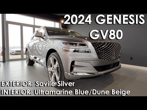 2024 Genesis GV80 3.5T Prestige AWD- Walkaround, Interior and Exterior Details