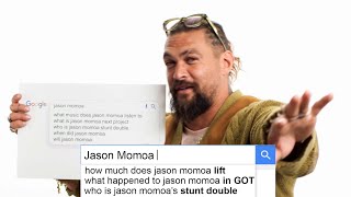 Jason Momoa Answers the Web's Most Searched Questions | WIRED