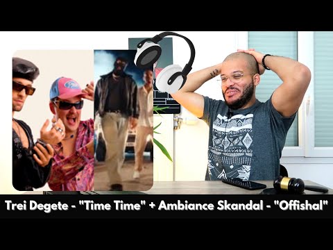 Squeezie : Ambiance Skandal "Offishal" + Trei Degete "Time Time" / MxM REACT