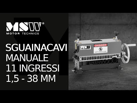 Video - Sguainacavi - manuale - 11 Ingressi