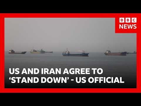 US says it has agreed to 'stand down' after exchange of strikes with Iran | BBC News