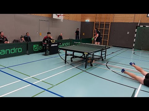 TTC Finsterwalde - TTC Eberswalde II 11:3 am 11.02.2023 2x behind-the-back & 2x around-the-net