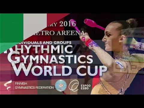 Alessia RUSSO Qualify Ball Rhythmic Gymnastics World Cup 2016 Espoo