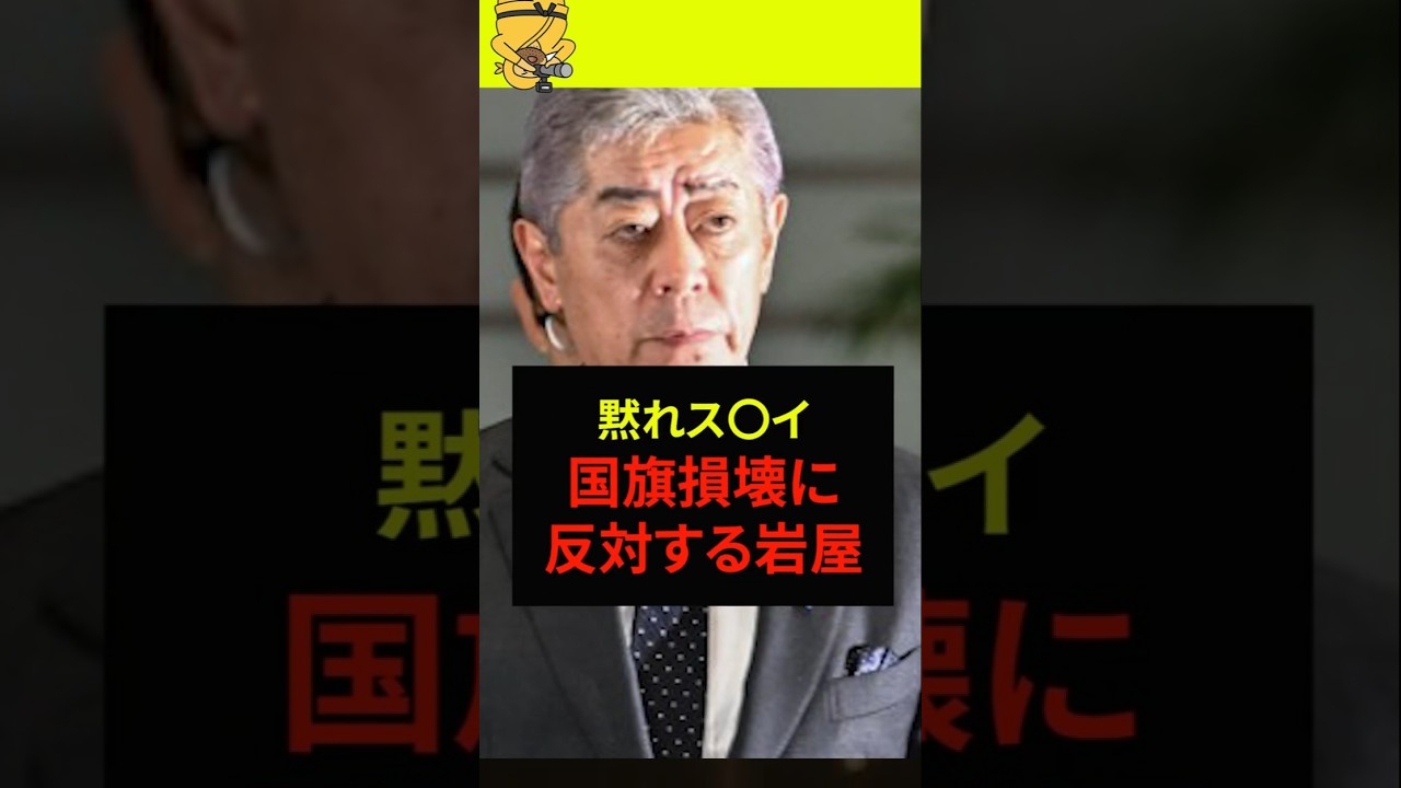 【黙れス〇イ】国旗損壊に反対する岩屋