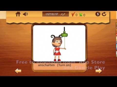 Verben für Kinder-Teil1 German Video