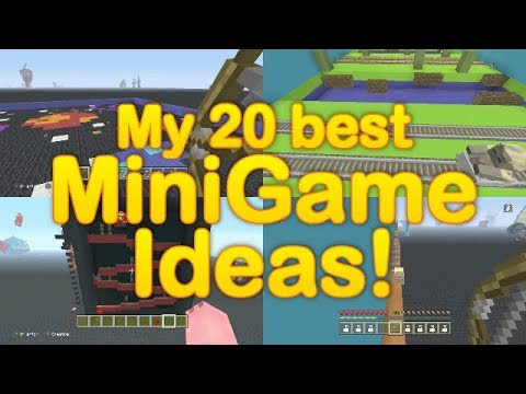 Minecraft - How to make my 20 BEST Minigames! - My 20 Favorite Minigame ideas