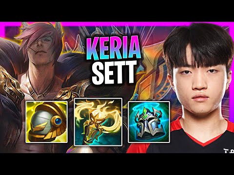 LEARN HOW TO PLAY SETT SUPPORT LIKE A PRO! | T1 Keria Plays Sett Support vs Blitzcrank!  Season 2023