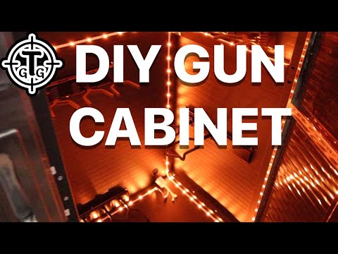 Building Oversized DIY Budget Gun Cabinet Under $500