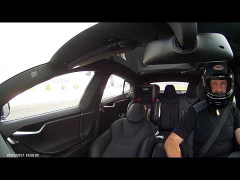 Tesla destorys modded GTR