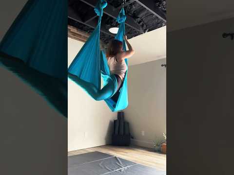 Open Hammock Aerial Yoga | A Trick for Strength + Control