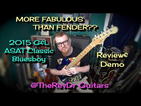 2015 G&L USA Fullerton Deluxe ASAT Classic Bluesboy Custom Spec - Metallic Blue image 15