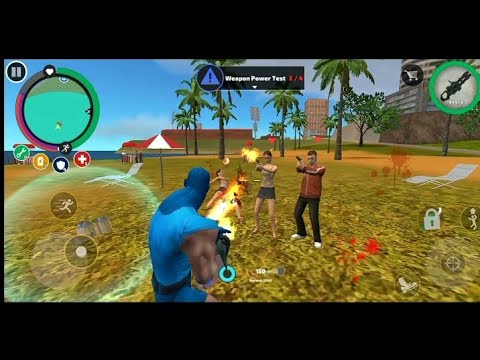 Weapon Power Test Mission in Rope Hero Vice Town || Rope Hero Vice Town game