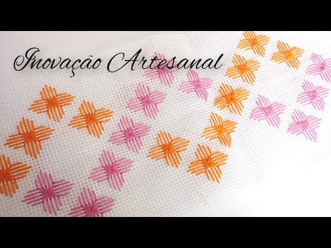 #79- Bordado Ponto Reto #passoapasso
