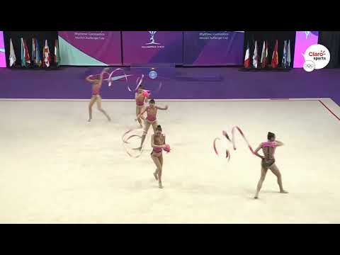 BULGARIA national group team 3 RIBBONS/2 BALLS - 30,85 -  Final WC Cluj-Napoca 2024
