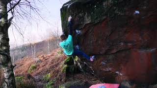 Video thumbnail of Zoo York, 8a. Caley